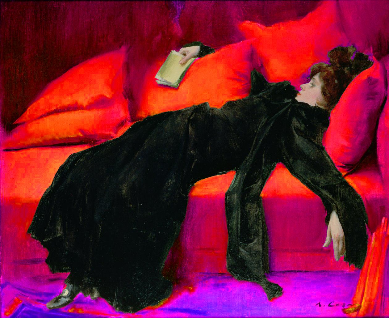 After the ball - Öl auf Leinwand